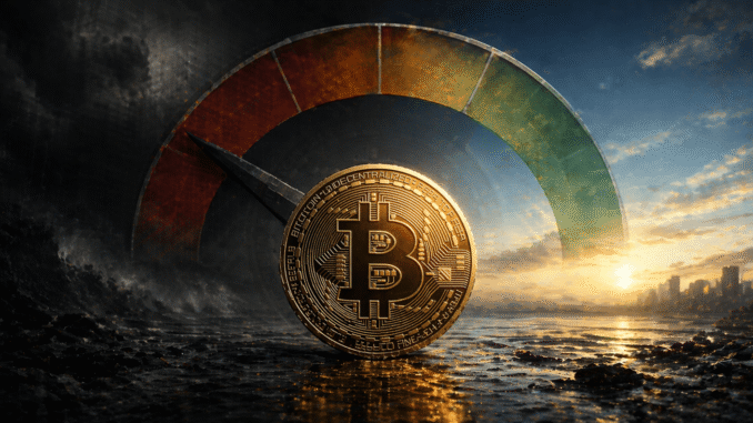 Bitcoin Fear Fading? Sentiment Hits Highest Since Mid-January