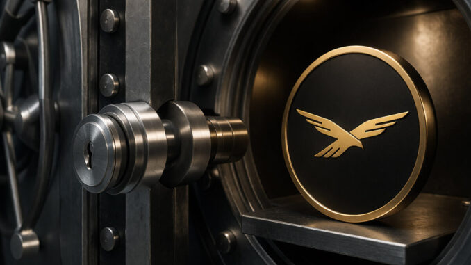 WLFI token inside an open vault as large loan is taken against illiquid holdings ahead of a major token dump