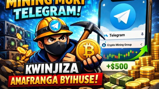 Injiza Amafaranga Ukoresheje Telegram Mining – Intambwe ku yindi (2026)