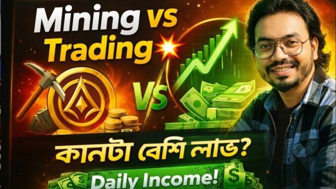 LGNS Coin থেকে কত আয় সম্ভব? Mining vs Trading Complete Guide