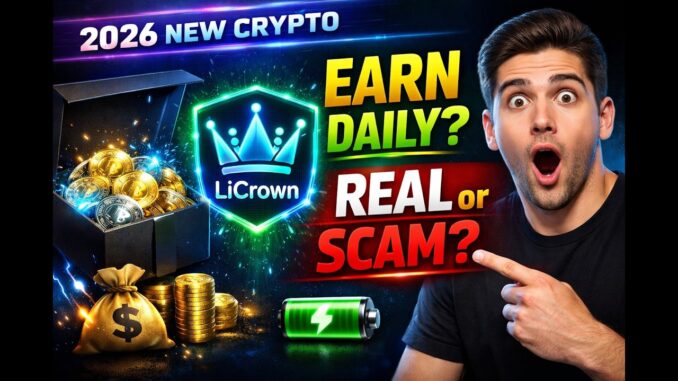 LiCrown Crypto Mining Unboxing 🔥 | Earn Daily Passive Income? FULL Setup + REAL Earning Proof 2026