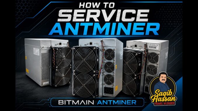 Bitmain Antminer Service Guide | Complete ASIC Miner Repair & Maintenance Tutorial