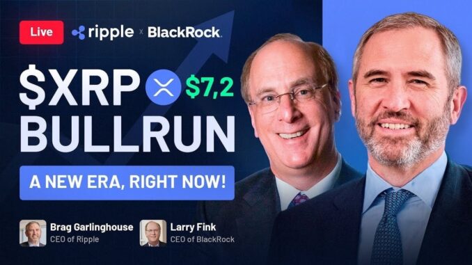 Brad Garlinghouse: RIPPLE JUST PARTNERED WITH BLACKROCK — XRP WILL HIT $4 BY THE END OF APRIL!