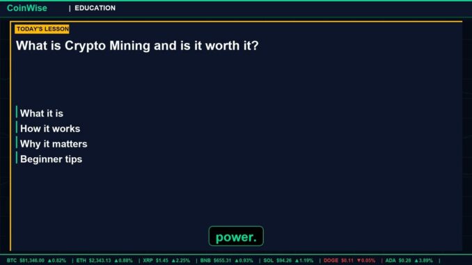 Crypto Mining 101 May 10