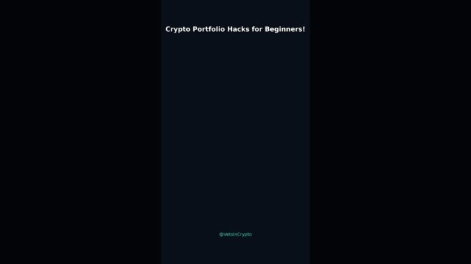 Crypto Portfolio Hacks for Beginners!