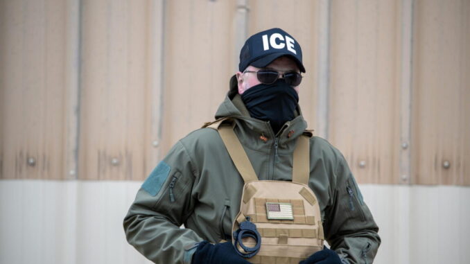US Immigration and Customs Enforcement (ICE) Agent