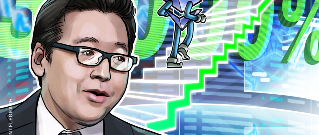 Ethereum Bull Tom Lee Backs 3,000% ETH Upside Case