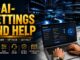 Help and AI Setting