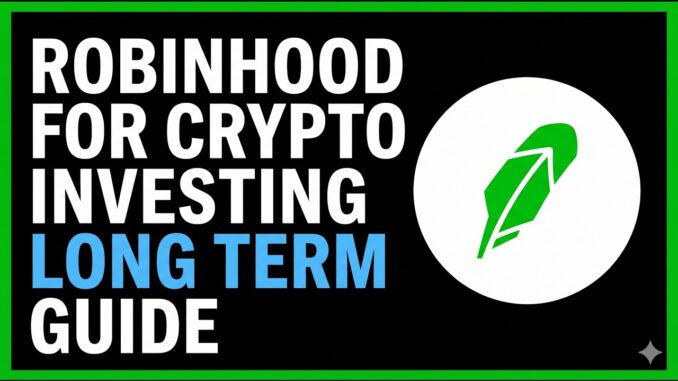 How to Use Robinhood for Crypto Investing Long Term (2026 Guide)