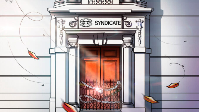 Syndicate Labs Shuts Down After Ethereum Rollup Market Shift