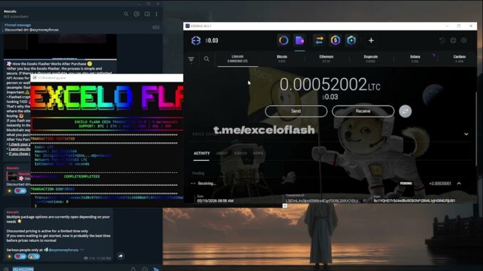 Crypto Flasher Excelo new update