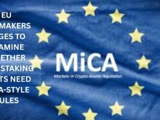 EU Lawmakers urges to examine whether DeFi, Staking & NFTs need MiCA-style rules