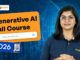Generative AI Full Course 2026 [FREE] | Complete Generative AI Tutorial For Beginners | Simplilearn