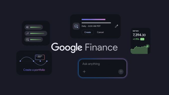 Google Finance blog image