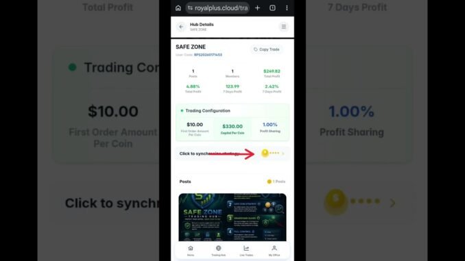 How to Join a Trading Hub Step by Step Guide. #royalplus #cryptocurrency #crypto #cryptoeducation