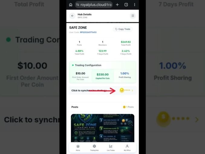 How to Join a Trading Hub Step by Step Guide. #royalplus #cryptocurrency #crypto #cryptoeducation
