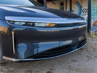 The front of a Lucid Air