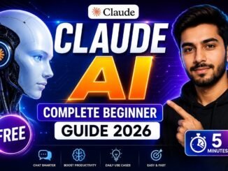 Claude AI Tutorial for Beginners (2026)| How to Use Claude AI in Daily Life | Complete Guide #claude