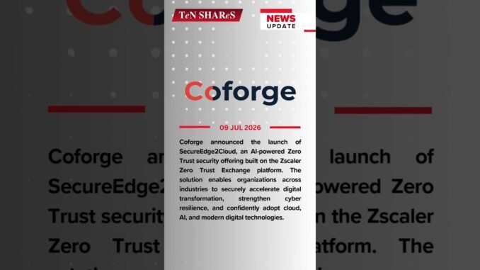 Coforge | 09 JUL 2026 | #bse #nse #marketnews #News  #Coforge #AI #Software #IT #technology