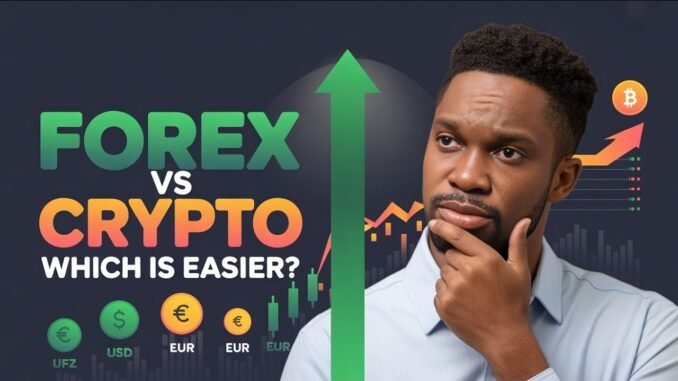 Forex vs Crypto Trading for Beginners | Which Is Easier & Better to Start in 2026?
