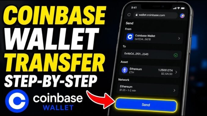 How to transfer crypto via Coinbase Wallet dApp browser - Complete Guide