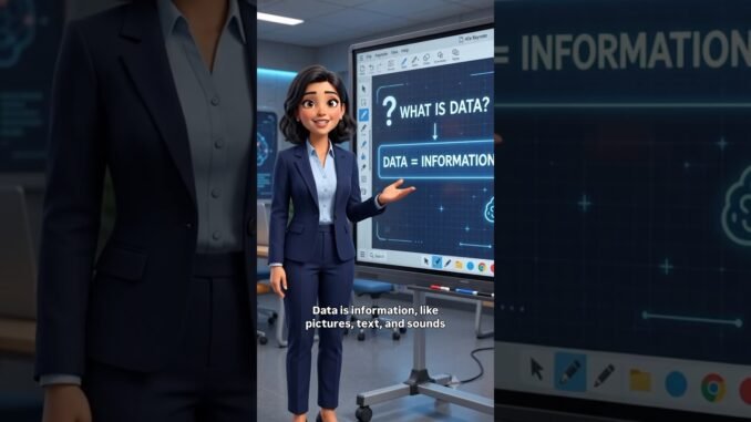 Teacher guides students. Humans guide AI.The secret ingredient? DATA! 📚➡️🤖#ai #data #learnai