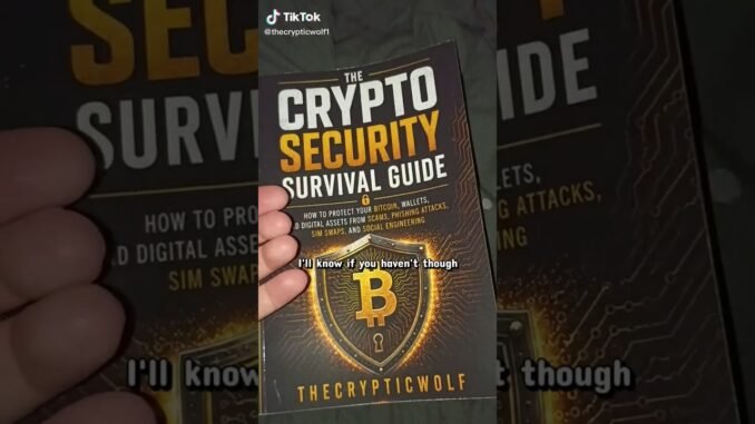 📖 The Crypto Security Survival Guide, Available on Amazon. #cryptosecurity #crypto #books #amazon