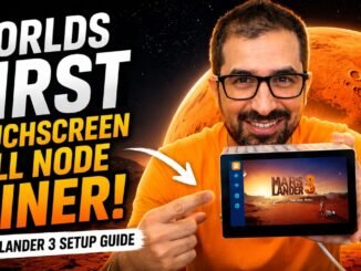World's First Touchscreen Bitcoin Full Node Miner! | Mars Lander 3 Setup Guide