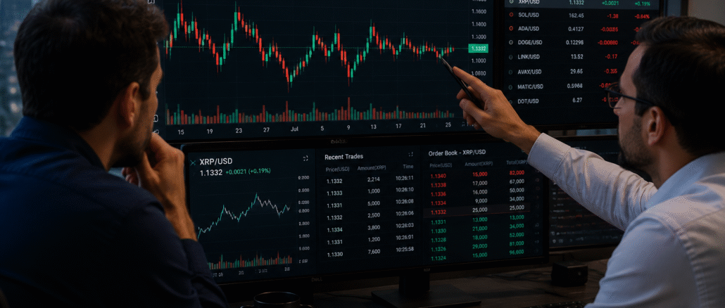 XRP faces resistance below the 50-Day EMA despite improving momentum
