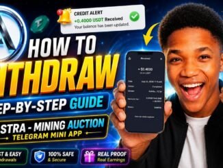 ASTRA Mining Auction Withdrawal Tutorial 2026 | How to Withdraw + REAL USDT Payment Proof