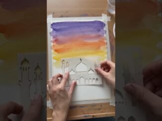 Easy print world famous masjid for beginners #art #ai #shorts