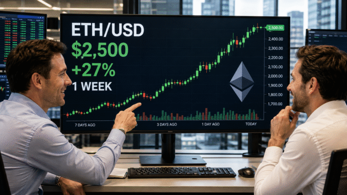 Ethereum price outlook turns bullish as ETF inflows support $2,800 target
