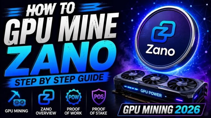 How To GPU Mine ZANO | Zano Overview | Windows Mining Tutorial | GPU Mining 2026