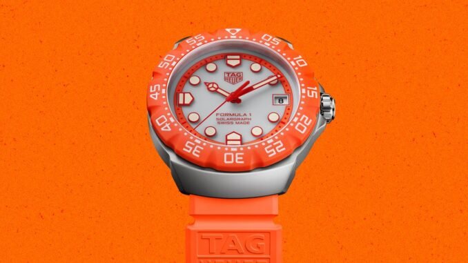 Orange Crush: TAG Heuer Drops a Bright Revamp of the Original Metal F1 Watch
