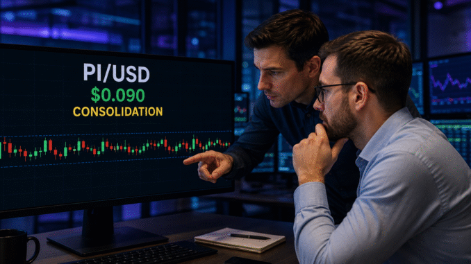 Pi holds above $0.085 support as crypto market recovery loses momentum
