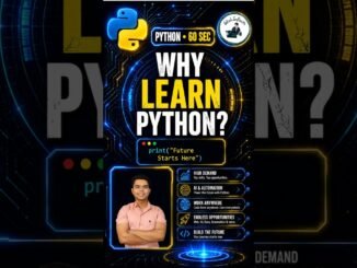 Why Learn Python? 🐍 | Python for AI, Machine Learning & Beginners #Shorts