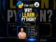 Why Learn Python? 🐍 | Python for AI, Machine Learning & Beginners #Shorts