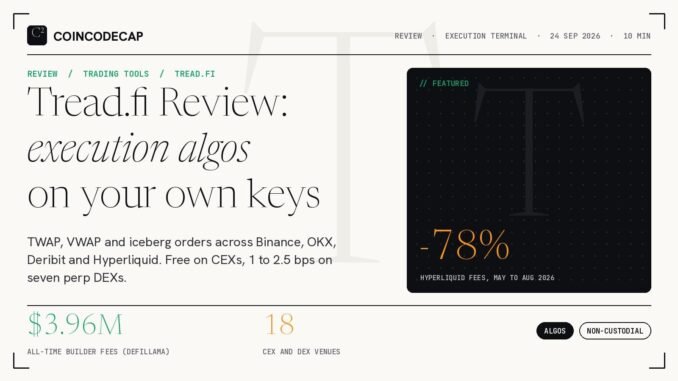 Algos, Fees and TREAD Discounts