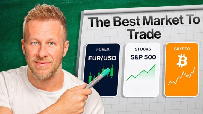 Best Market to Trade? (Forex vs Stocks vs Crypto Explained)