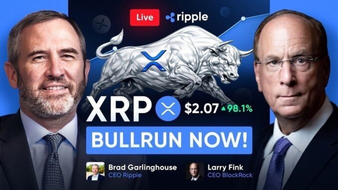 Brad Garlinghouse: RIPPLE AND BLACKROCK JUST CHANGED THE XRP GAME XRP WILL HIT $4