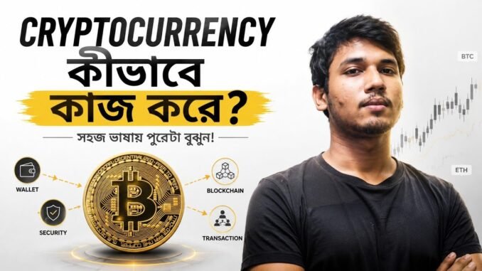 Cryptocurrency কীভাবে কাজ করে? | Blockchain, Bitcoin ও Crypto সহজ ভাষায় Explained | Tajbi MTRS