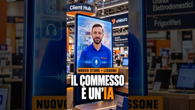 L’IA ti guida: il nuovo store Unieuro a Lissone