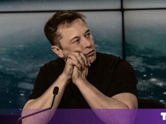 Musk was asked why Tesla and SpaceX are still separate companies. He said “great question”