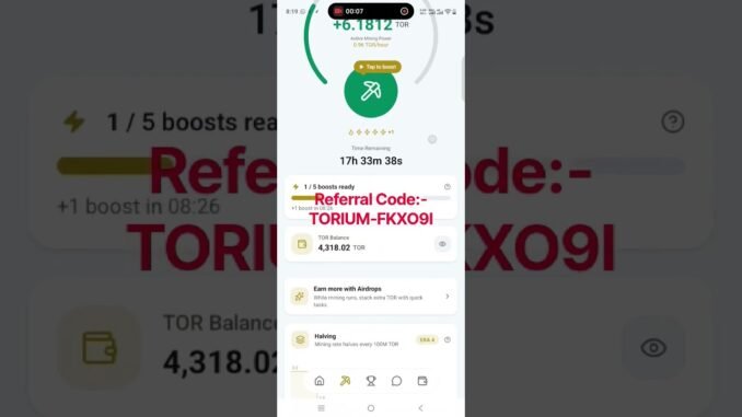 || TORIUM NETWORK || #shorts #crypto #torium #toriumnetwork #earnmoneyonline
