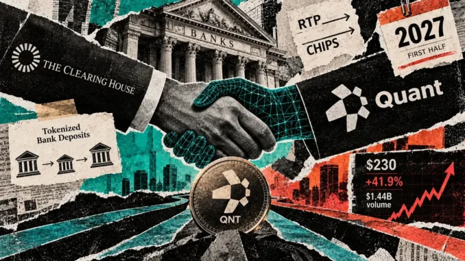 US bank group taps Quant for tokenized deposits, but QNT's role is left in doubt