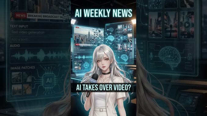 Weekly AI News: AI has entered the broadcasting pipeline... The next phase of the Video AI war 🔥