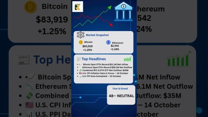 12th October Morning Crypto Report #Cryptonews #Bitcoin #Ethereum #MorningCryptoReport