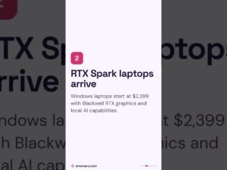 AI News Today: Nvidia pushes agents onto PCs #Shorts