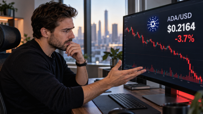 Cardano risks further losses as ADA drops below the $0.220 support