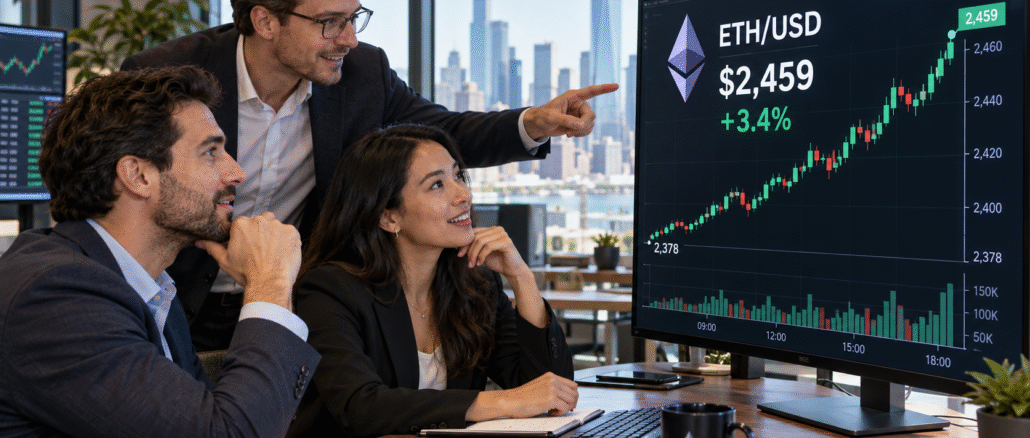Ethereum reclaims $2,400 as falling Treasury yields ease inflation pressure